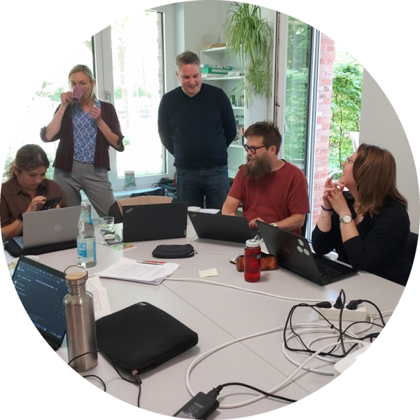 Beim Projekttreffen in Hamburg wurde lebhaft diskutiert